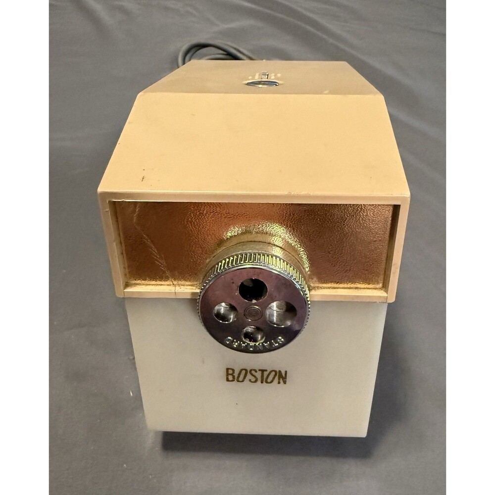 Boston Model 41 Commercial Pencil Sharpener - Works Great, Patched Cup